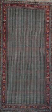 Qashqai Beige Hand Knotted 7'6" X 15'9"  Area Rug 400-26678