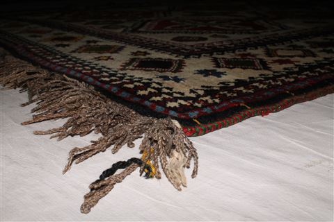 Qashqai Beige Hand Knotted 56 X 910 Area Rug 400-26680 Image 1