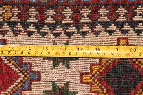 Qashqai Beige Hand Knotted 56 X 910 Area Rug 400-26680 Image 4