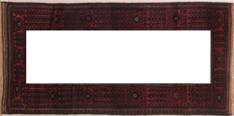 Baluch Red Runner Hand Knotted 35 X 611 Area Rug 400-26683 Image 2