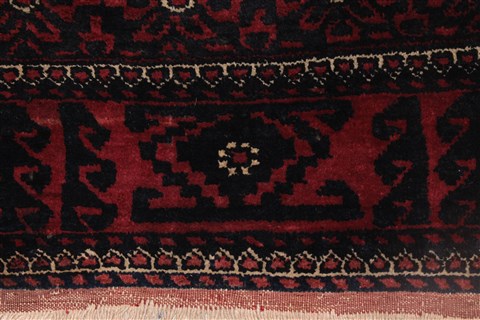 Baluch Red Runner Hand Knotted 35 X 611 Area Rug 400-26683 Image 5