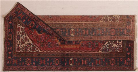 Zanjan Red Hand Knotted 44 X 611 Area Rug 400-26684 Image 5