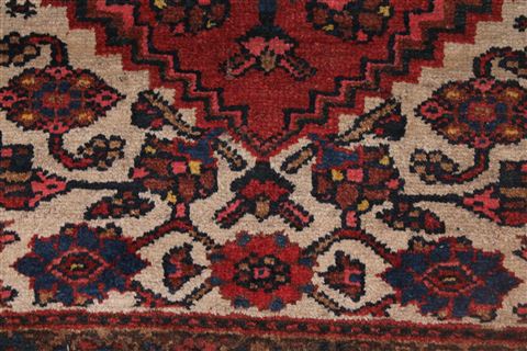Zanjan Red Hand Knotted 44 X 611 Area Rug 400-26684 Image 7