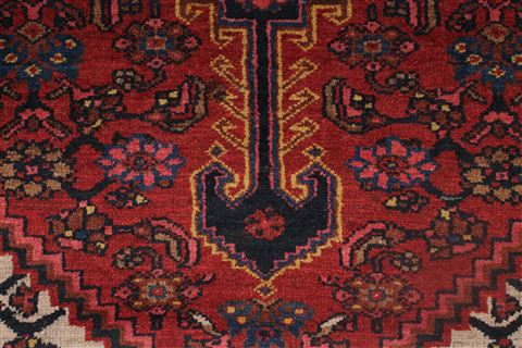 Zanjan Red Hand Knotted 44 X 611 Area Rug 400-26684 Image 8