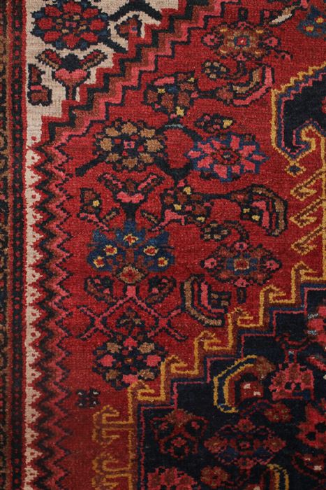 Zanjan Red Hand Knotted 44 X 611 Area Rug 400-26684 Image 9