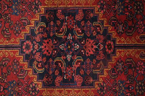 Zanjan Red Hand Knotted 44 X 611 Area Rug 400-26684 Image 10