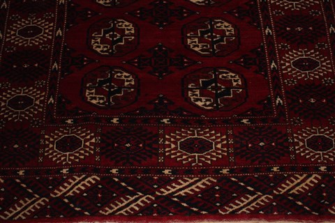 Turkman Red Hand Knotted 37 X 58 Area Rug 400-26686 Image 2