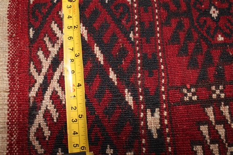 Turkman Red Hand Knotted 37 X 58 Area Rug 400-26686 Image 5