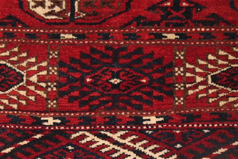 Turkman Red Hand Knotted 37 X 58 Area Rug 400-26686 Image 9