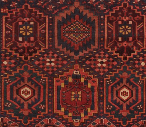 Bakhtiar Beige Runner Hand Knotted 54 X 102 Area Rug 400-26687 Image 22