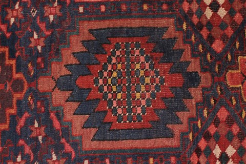 Bakhtiar Beige Runner Hand Knotted 54 X 102 Area Rug 400-26687 Image 6