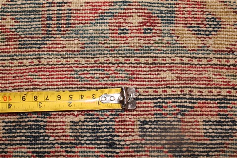 Koliai Beige Square Hand Knotted 36 X 42 Area Rug 400-26688 Image 11