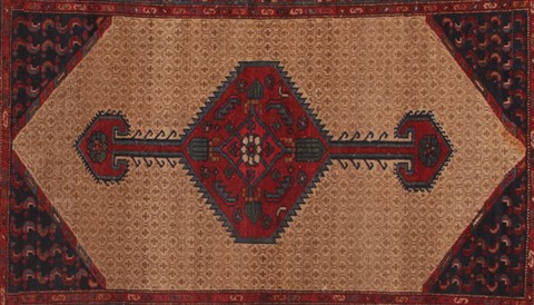 Koliai Beige Square Hand Knotted 36 X 42 Area Rug 400-26688 Image 4
