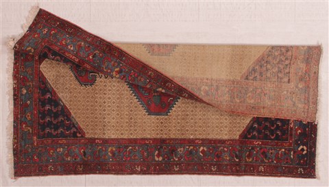Koliai Beige Square Hand Knotted 36 X 42 Area Rug 400-26688 Image 5