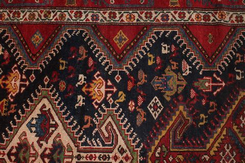 Bakhtiar Blue Hand Knotted 51 X 91 Area Rug 400-26689 Image 17