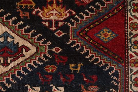 Bakhtiar Blue Hand Knotted 51 X 91 Area Rug 400-26689 Image 24