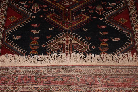 Bakhtiar Blue Hand Knotted 51 X 91 Area Rug 400-26689 Image 25