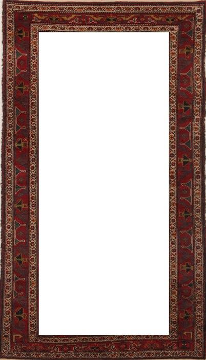 Bakhtiar Blue Hand Knotted 51 X 91 Area Rug 400-26689 Image 8