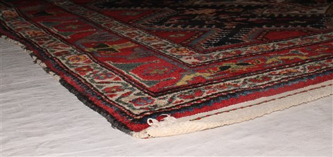 Bakhtiar Blue Hand Knotted 51 X 91 Area Rug 400-26689 Image 2