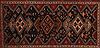 Bakhtiar Blue Hand Knotted 51 X 91 Area Rug 400-26689 Thumb 9