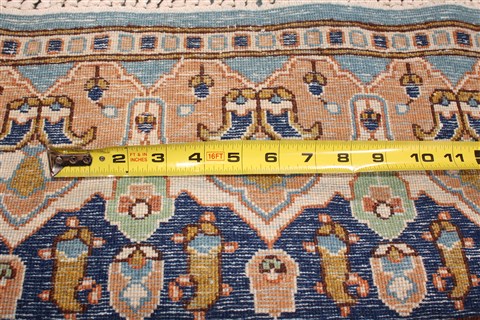 Kerman Blue Hand Knotted 50 X 82 Area Rug 400-26703 Image 5