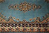 Kerman Blue Hand Knotted 50 X 82 Area Rug 400-26703 Thumb 1