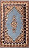 Kerman Blue Hand Knotted 50 X 82  Area Rug 400-26703 Thumb 0