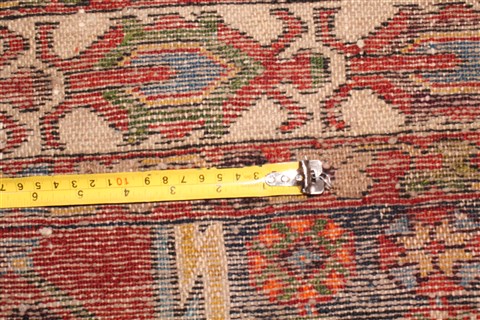 Mazlaghan Red Hand Knotted 45 X 66 Area Rug 400-26705 Image 10