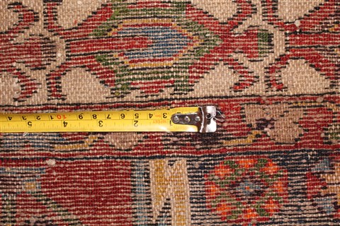 Mazlaghan Red Hand Knotted 45 X 66 Area Rug 400-26705 Image 11