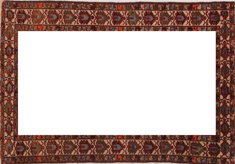 Mazlaghan Red Hand Knotted 45 X 66 Area Rug 400-26705 Image 2