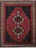 Afshar Beige Hand Knotted 50 X 66  Area Rug 400-26708 Thumb 0