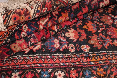 Qashqai Blue Runner Hand Knotted 411 X 106 Area Rug 400-26709 Image 10