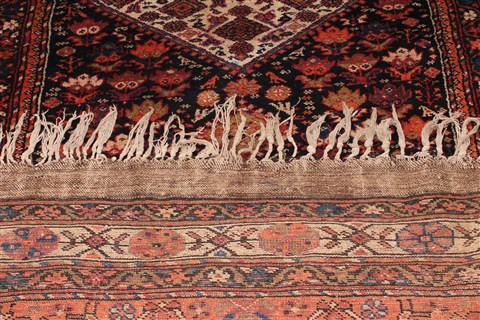 Qashqai Blue Runner Hand Knotted 411 X 106 Area Rug 400-26709 Image 12