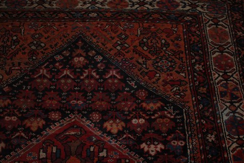 Qashqai Blue Runner Hand Knotted 411 X 106 Area Rug 400-26709 Image 5