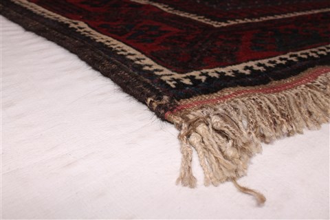 Baluch Blue Hand Knotted 41 X 74 Area Rug 400-26710 Image 2