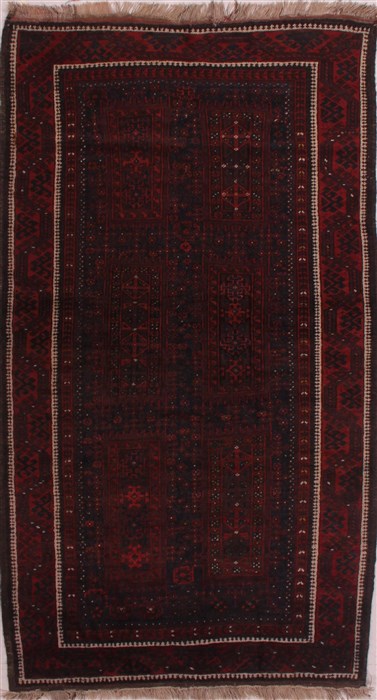Baluch Blue Hand Knotted 41 X 74 Area Rug 400-26710 Image 0