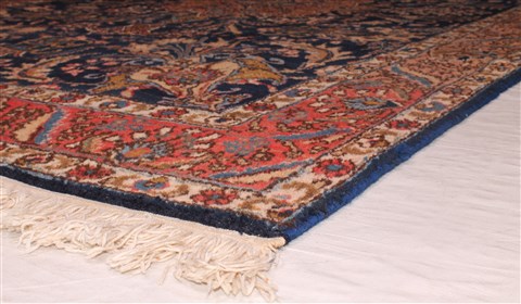 Tabriz Blue Hand Knotted 66 X 99 Area Rug 400-26711 Image 13