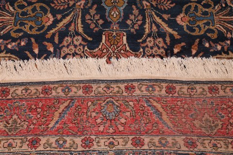 Tabriz Blue Hand Knotted 66 X 99 Area Rug 400-26711 Image 14
