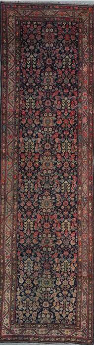 Malayer Beige Runner Hand Knotted 47 X 163  Area Rug 400-26713 Image 0