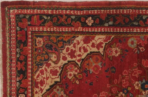 Sarouk Red Hand Knotted 42 X 68 Area Rug 400-26715 Image 15