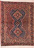 Afshar Purple Hand Knotted 53 X 611  Area Rug 400-26718 Thumb 0