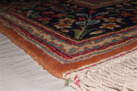 Kerman Orange Hand Knotted 64 X 810 Area Rug 400-26720 Image 9