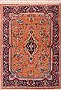 Kerman Orange Hand Knotted 64 X 810 Area Rug 400-26720 Thumb 0