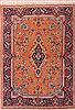 Kerman Orange Hand Knotted 64 X 810  Area Rug 400-26720 Thumb 0