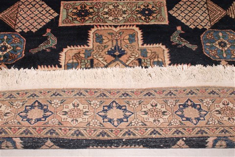 Abadeh Blue Hand Knotted 68 X 911 Area Rug 400-26721 Image 14