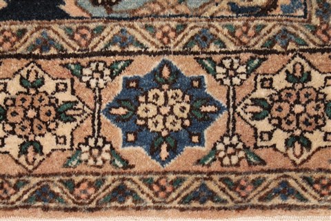 Abadeh Blue Hand Knotted 68 X 911 Area Rug 400-26721 Image 6