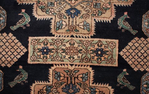 Abadeh Blue Hand Knotted 68 X 911 Area Rug 400-26721 Image 9