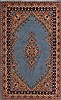 Kerman Blue Hand Knotted 411 X 82 Area Rug 400-26723 Thumb 0
