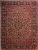 Kerman Green Hand Knotted 100 X 131  Area Rug 400-26728 Thumb 0