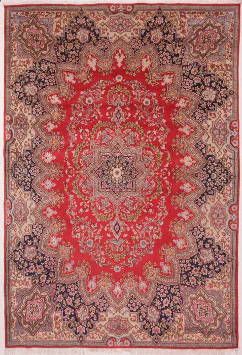 Kerman Red Hand Knotted 910 X 140  Area Rug 400-26729 Image 0